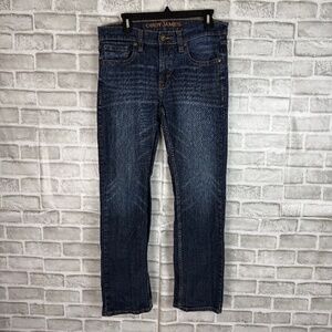 Cody James Western Dark Wash Denim Straight Leg Jeans Mens 32 x 30 FLAWED